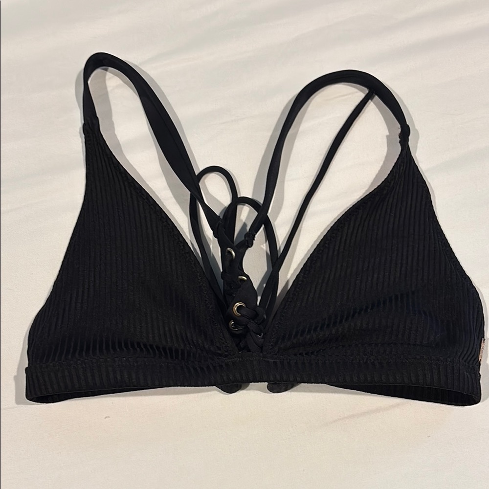 PINK Victoria's Secret Black Bikini Top